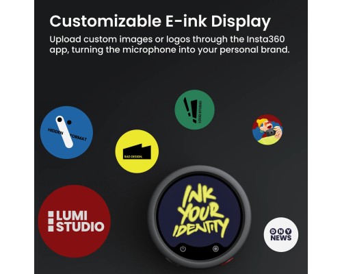 Мікрофонна радіосистема Insta360 Mic Pro (2TX+1RX) (6942590200771)