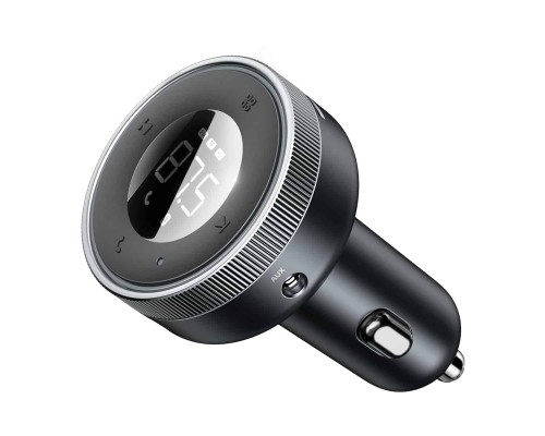 АЗП з FM-модулятором Baseus Enjoy Car Wireless MP3 Charger (Wireless 5.0+5V/3.4A) Black (CCLH-01)