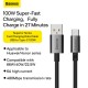 Кабель Baseus Superior Series Fast Charging Data Cable USB to Type-C 100W 1.5m Cluster Black (P10320102114-01)