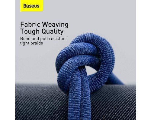 Кабель Baseus Crystal Shine Series Fast Charging Data Cable USB to Type-C 100W 2m Blue (CAJY000503)