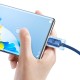 Кабель Baseus Crystal Shine Series Fast Charging Data Cable USB to Type-C 100W 2m Blue (CAJY000503)