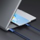 Кабель Baseus Crystal Shine Series Fast Charging Data Cable USB to Type-C 100W 2m Blue (CAJY000503)