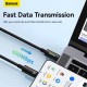 Кабель Baseus Tungsten Gold Fast Charging Data Cable Type-C to Type-C 240W 1m Black (CAWJ040001)