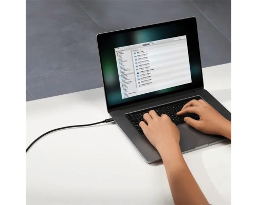 Кабель Baseus Tungsten Gold Fast Charging Data Cable Type-C to Type-C 240W 1m Black (CAWJ040001)