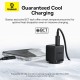 Мережевий зарядний пристрій Baseus Palm Fast Charger C+U 20W EU Cluster Black (with Baseus Mini White Cable USB-C to USB-C 60W (20V/3A) 1m Cluster Bla (P10111608113-01)