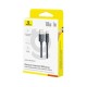 Кабель Baseus Foamed Silicone Fast Charging Data Cable USB to Type-C 100W Comic 1m Black (E0426800)