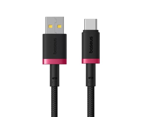 Кабель Baseus Dura Series Fast Charging Cable USB to Type-C 60W 2m Red+Black (P10377802U01-03)
