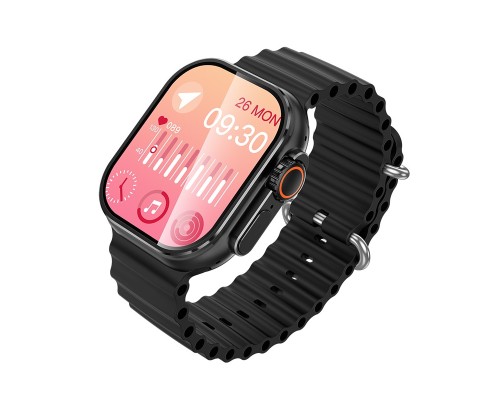 Смарт-годинник HOCO Y23 Ultra 51mm. 300 mAh. IP 67 Smart sports watch(call version) Black (6942007634892)