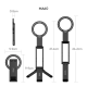 Тримач телефона Ulanzi MA60 Foldable Magnetic Phone Tripod (Orange) (S040)