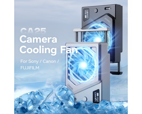 Кулер охолодження камери Ulanzi Ulanzi CA25 Camera Cooling Fan For Sony / Canon / FUJIFILM Black (C072GBB3)