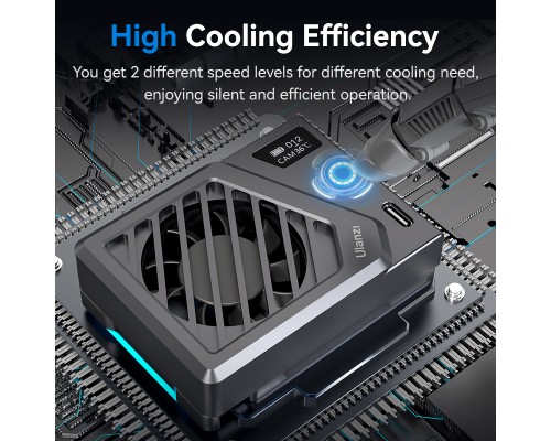 Кулер охолодження камери Ulanzi Ulanzi CA25 Camera Cooling Fan For Sony / Canon / FUJIFILM Black (C072GBB3)