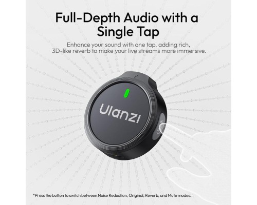 Бездротова мікрофонна система Ulanzi A21 Wireless Microphone(Black-Type C) (A053)