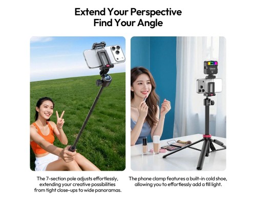 Штатив Ulanzi MT-44 B 2-in-1 Selfie Stick Tripod (S056)