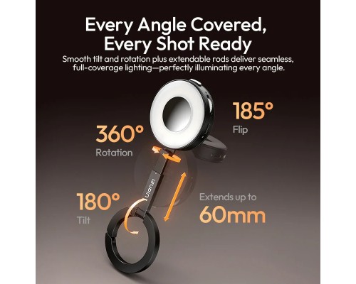 Відеосвітло Ulanzi ML05 MagLock Fill Light (Black) (L183)