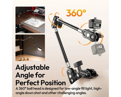 Штатив-тримач Ulanzi CO78 Magic Arm Kit(Super Clamp & Two-Section Magic Arm Kit) (C083)