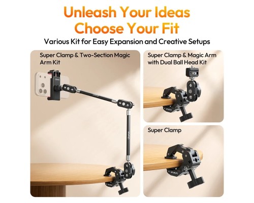 Штатив-тримач Ulanzi CO78 Magic Arm Kit(Super Clamp & Two-Section Magic Arm Kit) (C083)