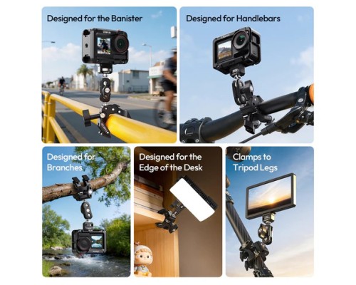 Адаптер кронштейн Ulanzi CO78 Super Clamp Kit(Super Clamp & Magic Arm with Dual Ball Head Kit) (C084)