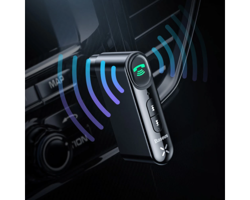 Bluetooth-ресивер Baseus BSBA-02 AUX Wireless Audio Receiver Black (WXQY010001)