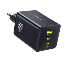 Мережевий зарядний пристрій -Baseus EnerFill FE11 Fast Charger 2C+U 100W EU Cosmic Black (P10182102123-00)