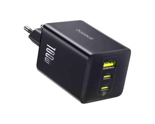 Мережевий зарядний пристрій -Baseus EnerFill FE11 Fast Charger 2C+U 100W EU Cosmic Black (P10182102123-00)