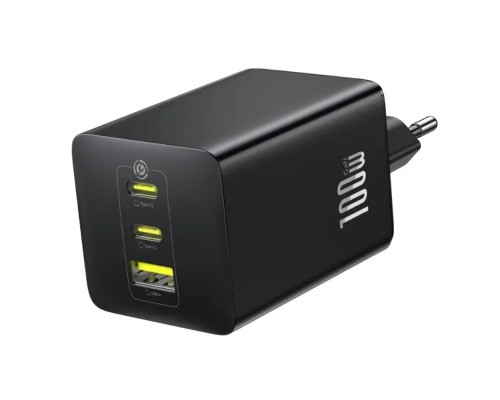 Мережевий зарядний пристрій -Baseus EnerFill FE11 Fast Charger 2C+U 100W EU Cosmic Black (P10182102123-00)