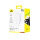 Мережевий зарядний пристрій Baseus EnerFill FE11 Fast Charger 2C+U 100W EU Moon White (P10182102213-00)