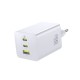 Мережевий зарядний пристрій Baseus EnerFill FE11 Fast Charger 2C+U 100W EU Moon White (P10182102213-00)
