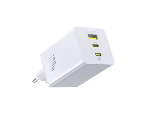 Мережевий зарядний пристрій Baseus EnerFill FE11 Fast Charger 2C+U 100W EU Moon White (P10182102213-00)