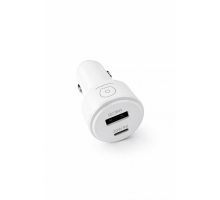 Автомобільний зарядний пристрій WUW-C242 PD20W+ QC18W Black (C242)