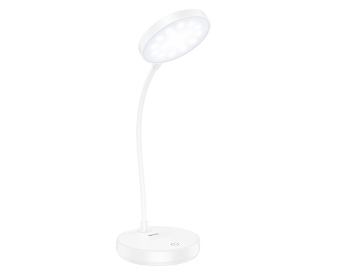 Світильник HOCO HX14 5W. 800 mAh Dazzling desktop lamp White (6942007671835)