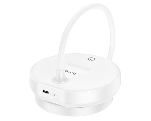 Світильник HOCO HX14 5W. 800 mAh Dazzling desktop lamp White (6942007671835)