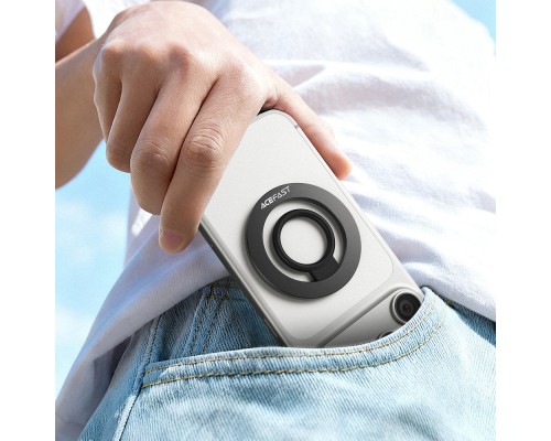 Тримач для телефона ACEFAST E35 magnetic ring holder, Black (6974316285960)