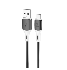 Кабель Wibrand Mamba Type-C silicone charging data cable 1m Black (WI.DC/MA1B-UC)