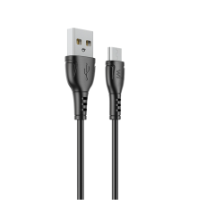 Кабель Wibrand Boa PVC charging data cable for Micro 1m Black (WI.DC/BO1B-UM)