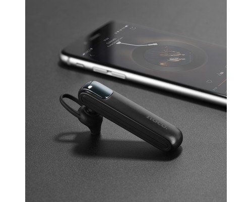 Bluetooth гарнітура HOCO E37 Gratified business wireless headset Black (6957531091554)