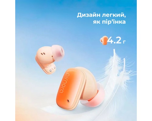Бездротові навушники TWS Baseus AirNora 2 , ANC, Gradient Orange (NGTW320207)