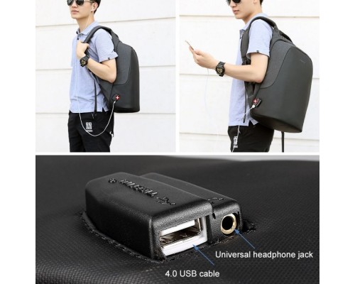 Рюкзак Tigernu T-B3615B 15.6" Black (T-B3615B)