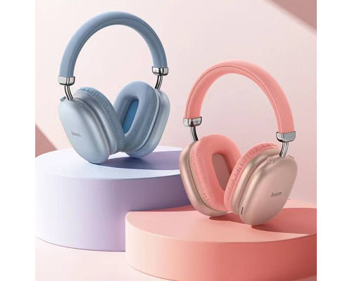 Бездротові накладні навушники HOCO W35 Max Joy BT headphones Pink (6942007625593)