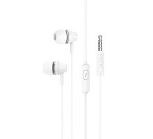 Навушники дротові BOROFONE BM74 (3.5mm) White (6974443388237)