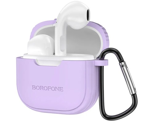 Бездротові навушники TWS BOROFONE BW29 Charm true wireless BT headset Taro Purple (6974443389777)
