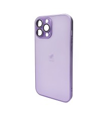 Чохол для смартфона AG Glass Matt Frame Color Logo for Apple iPhone 13 Pro Max Light Purple (AGMattFrameiP13PMLPurple)