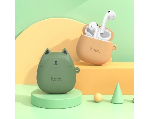 Бездротові навушники TWS HOCO EW45 True wireless stereo headset Forest Cat (6931474789235)