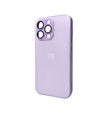Чохол для смартфона AG Glass Matt Frame Color Logo for Apple iPhone 12 Pro Light Purple (AGMattFrameiP12PLPurple)