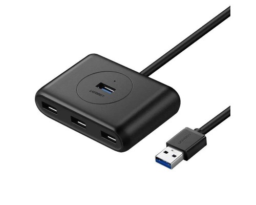 USB-хаб UGREEN USB 3.0 Hub  0.5m (Black) (UGR-20290)
