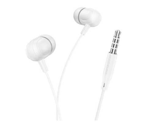 Навушники дротові BOROFONE BM77 (3.5mm) White (6941991102967)