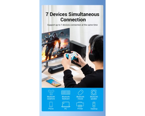 Адаптер Vention USB Bluetooth5.0 Adapter White (CDSW0) (CDSW0)