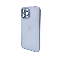 Чохол для смартфона AG Glass Matt Frame Color Logo for Apple iPhone 13 Pro Max Sierra Blue (AGMattFrameiP13PMLBlue)