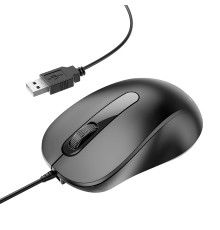 Миша дротова BOROFONE BG4 Business wired mouse Black (6974443382976)