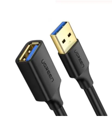 Подовжувач UGREEN US129 USB 3.0 Extension Male Cable 1.5m (Black)(UGR-30126) (UGR-30126)