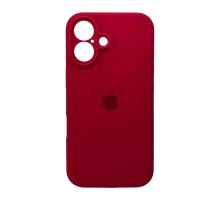 Чохол для смартфона Silicone Full Case AA Camera Protect for Apple iPhone 16 35,Maroon (FullAAi16-35)